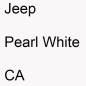 Preview: Jeep, Pearl White, CA.